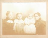 Grandma Baldwin, Lydia, Gertrude, and Carrie